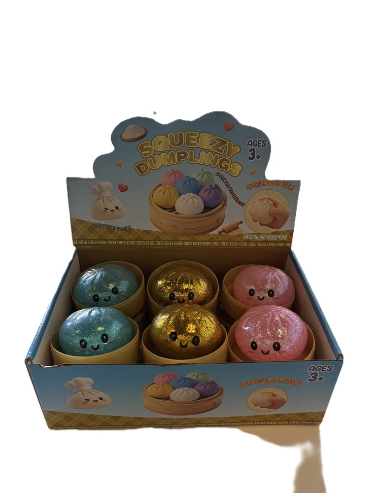 Squishy Dumpling Glitter metallic 1st.