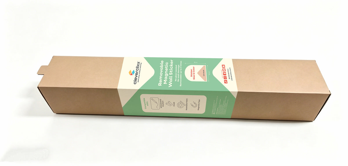 Cleverclixx Magnetische Muursticker 95x75 cm | Soft Nude