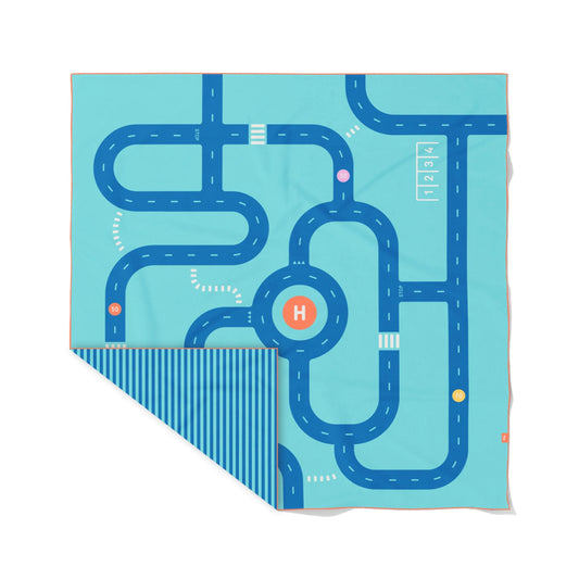 Quut - Play towel XL 180 x 180 cm - Road