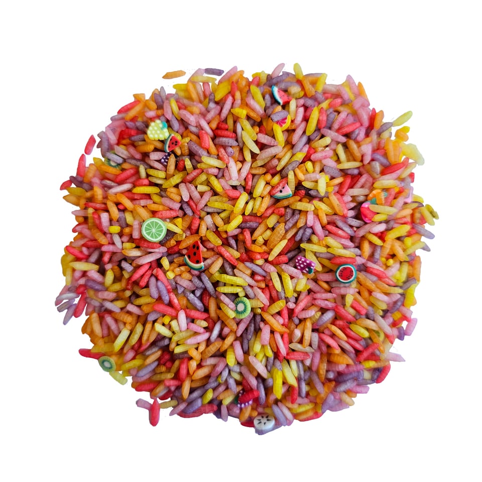 Grennn speelrijst fruit mix 750gr