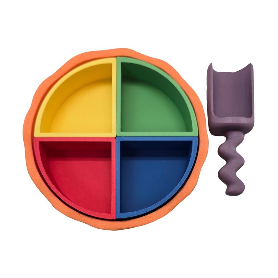 Grennn Mandigo kwartcirkel set regenboog