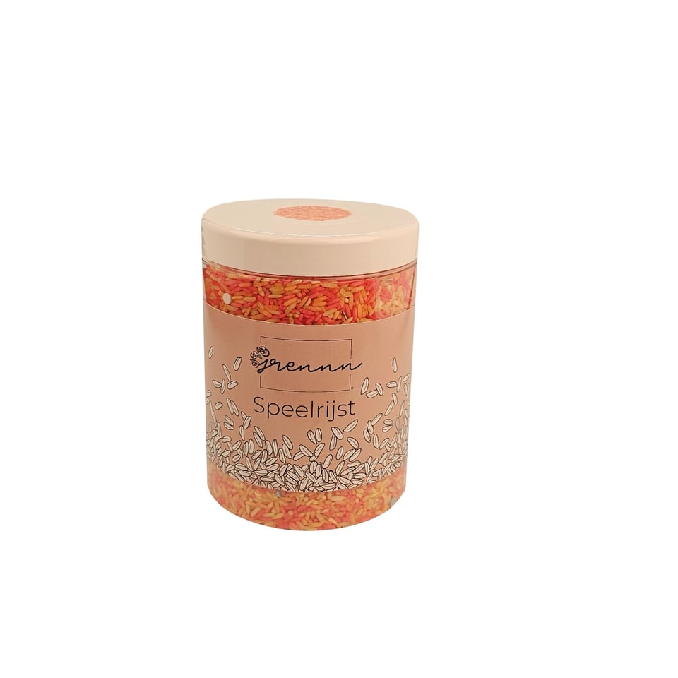 Grennn speelrijst confetti mix 750gr