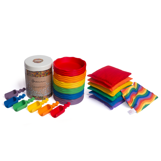 Grennn Wave speelset regenboog compleet