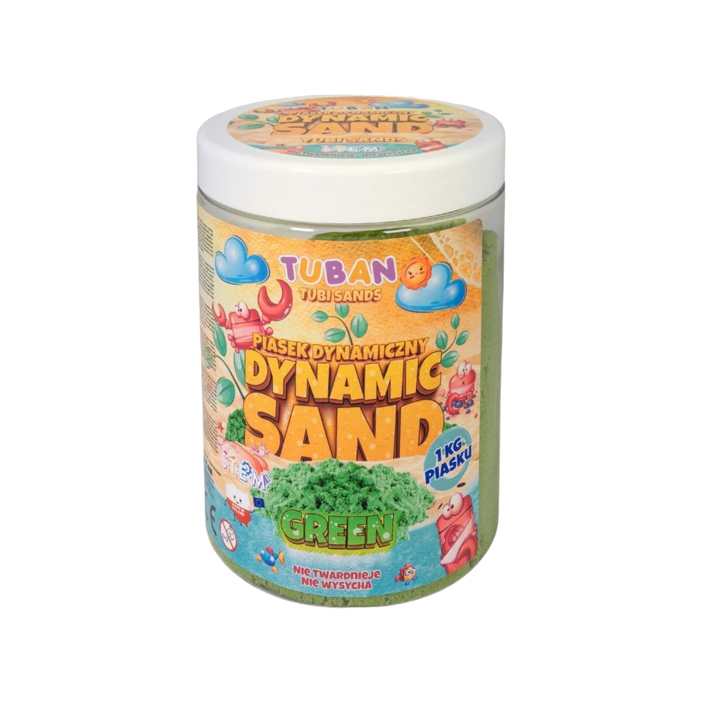 Tuban dynamisch speelzand groen 1kg