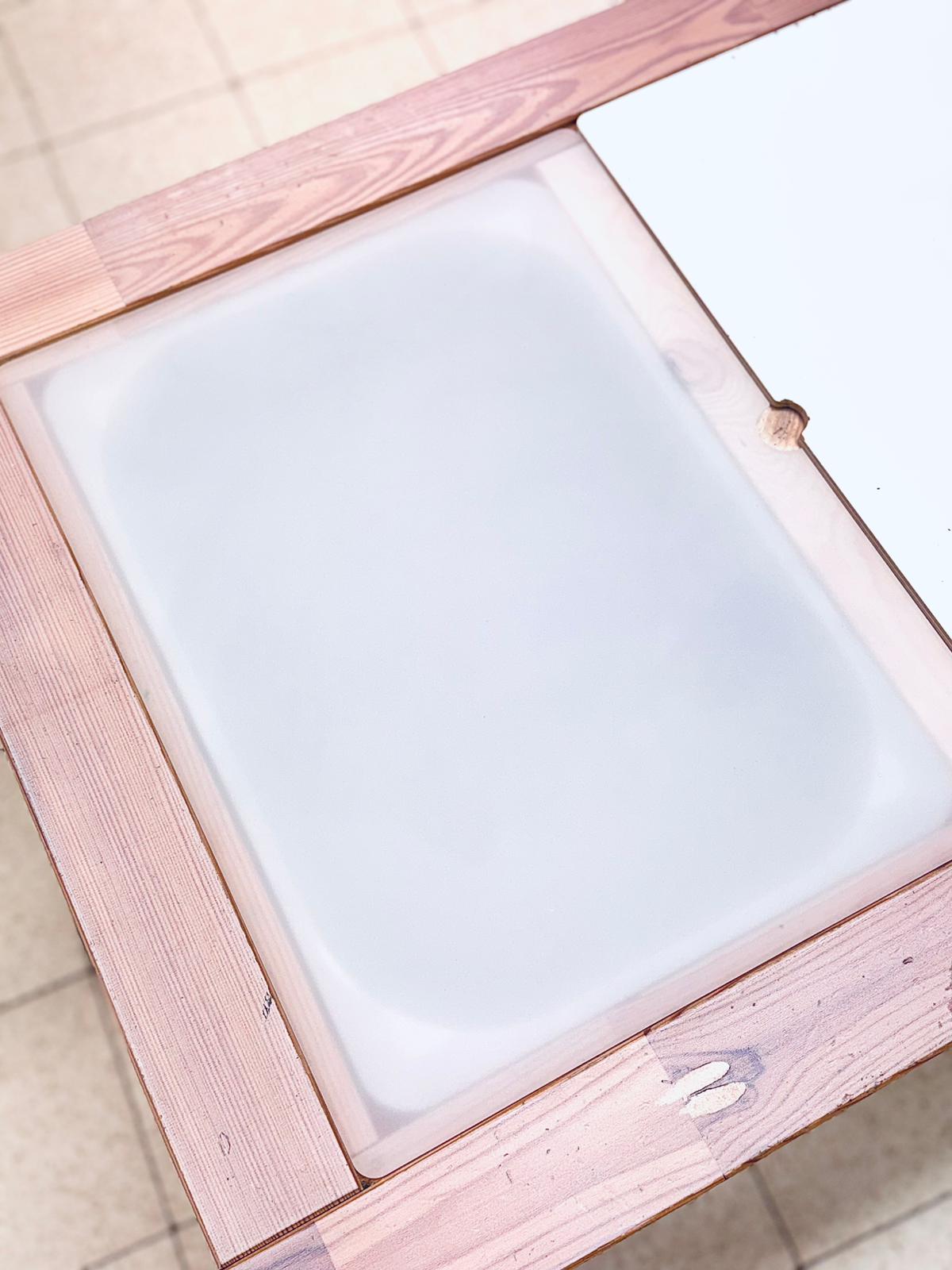 Kiddi halve flisat tafel Frost dekselplaat