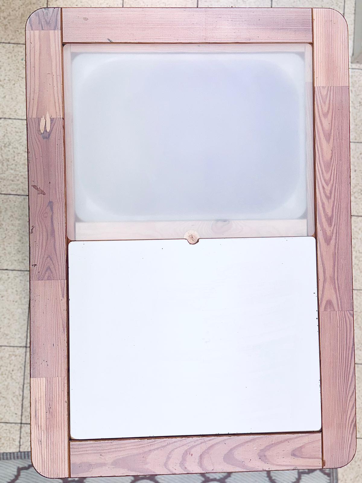 Kiddi halve flisat tafel Frost dekselplaat