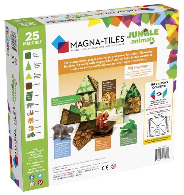 Magna Tiles jungle animals  25stuks