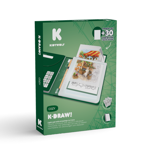 Kidywolf K-Draw-Pad | Verlichte tekentafel Cozy | 10+