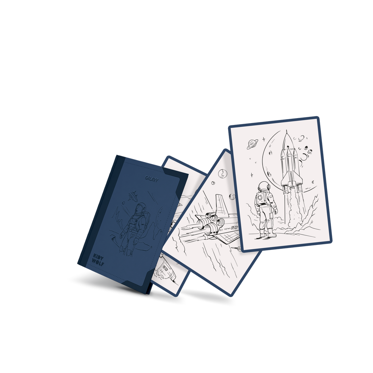 Kidywolf K-Draw Pad | Refill Galaxy | 10+
