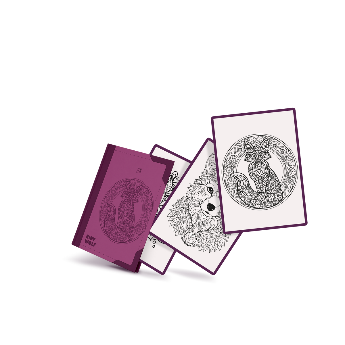 Kidywolf K-Draw Pad | Refill Zen | 10+
