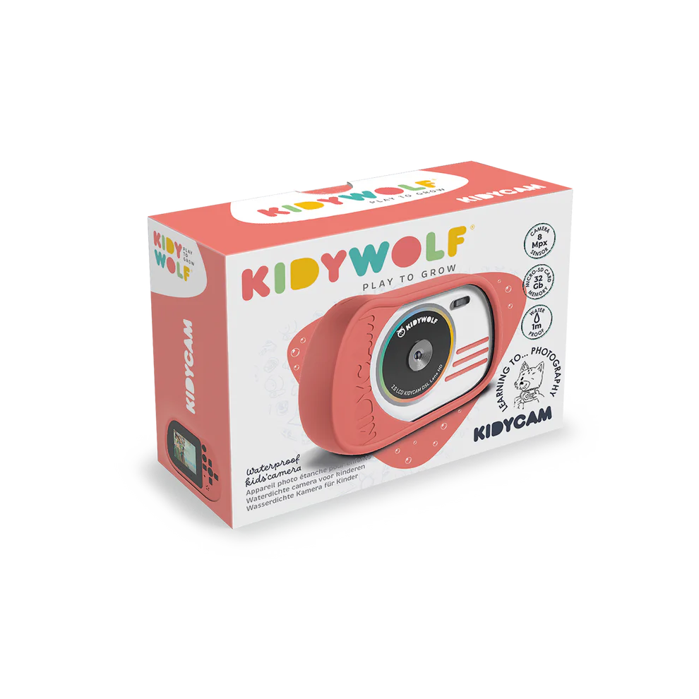 Kidywolf Kidycam waterdichte camera roze