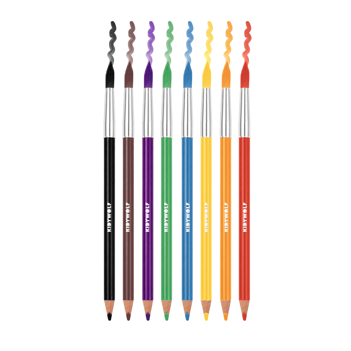 Kidywolf Kidydraw-Pad Kit | Aquarelpotloden en stickers