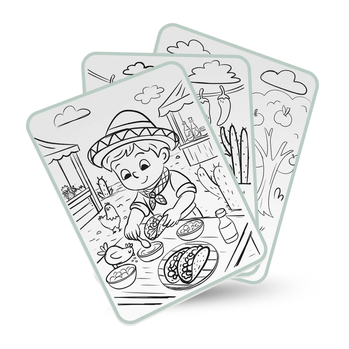 Kidywolf Kidydraw Pad | Verlichte tekentafel Food |  6+
