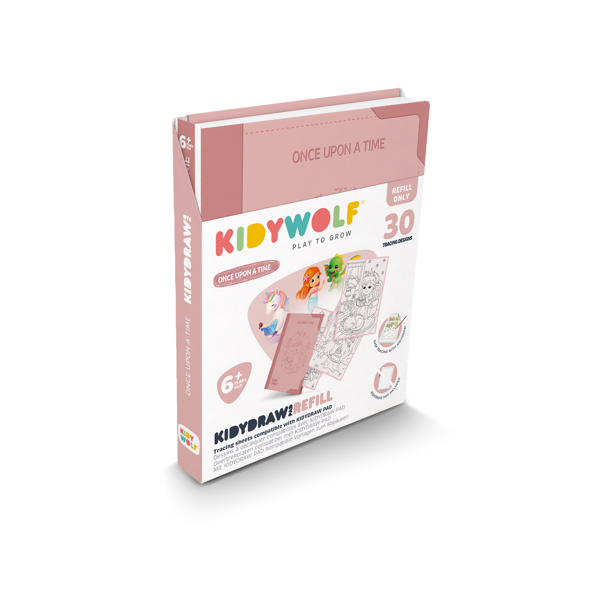 Kidywolf Kidydraw Pad | Refill Once Upon a Time | 6+