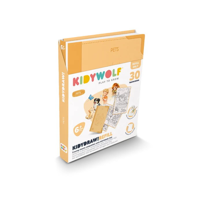 Kidywolf Kidydraw Pad | Refill Pets |  6+