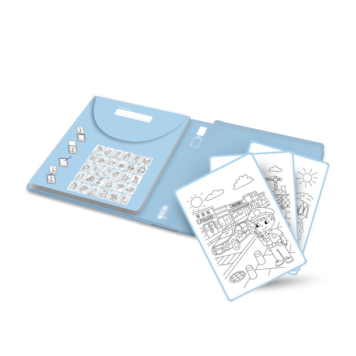 Kidywolf Kidydraw Pad | Refill Everyday Heroes | 6+