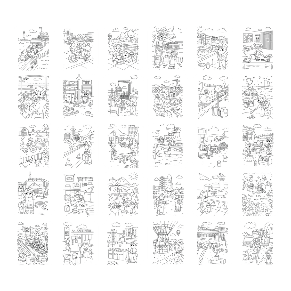 Kidywolf Kidydraw Pad | Refill Everyday Heroes | 6+
