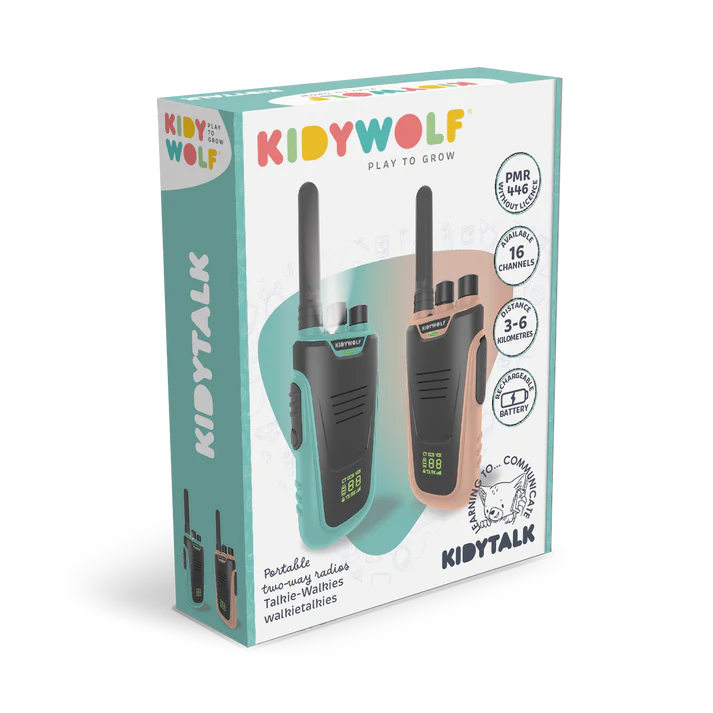 Kidywolf Kidytalk Walkietakies - groen, roze
