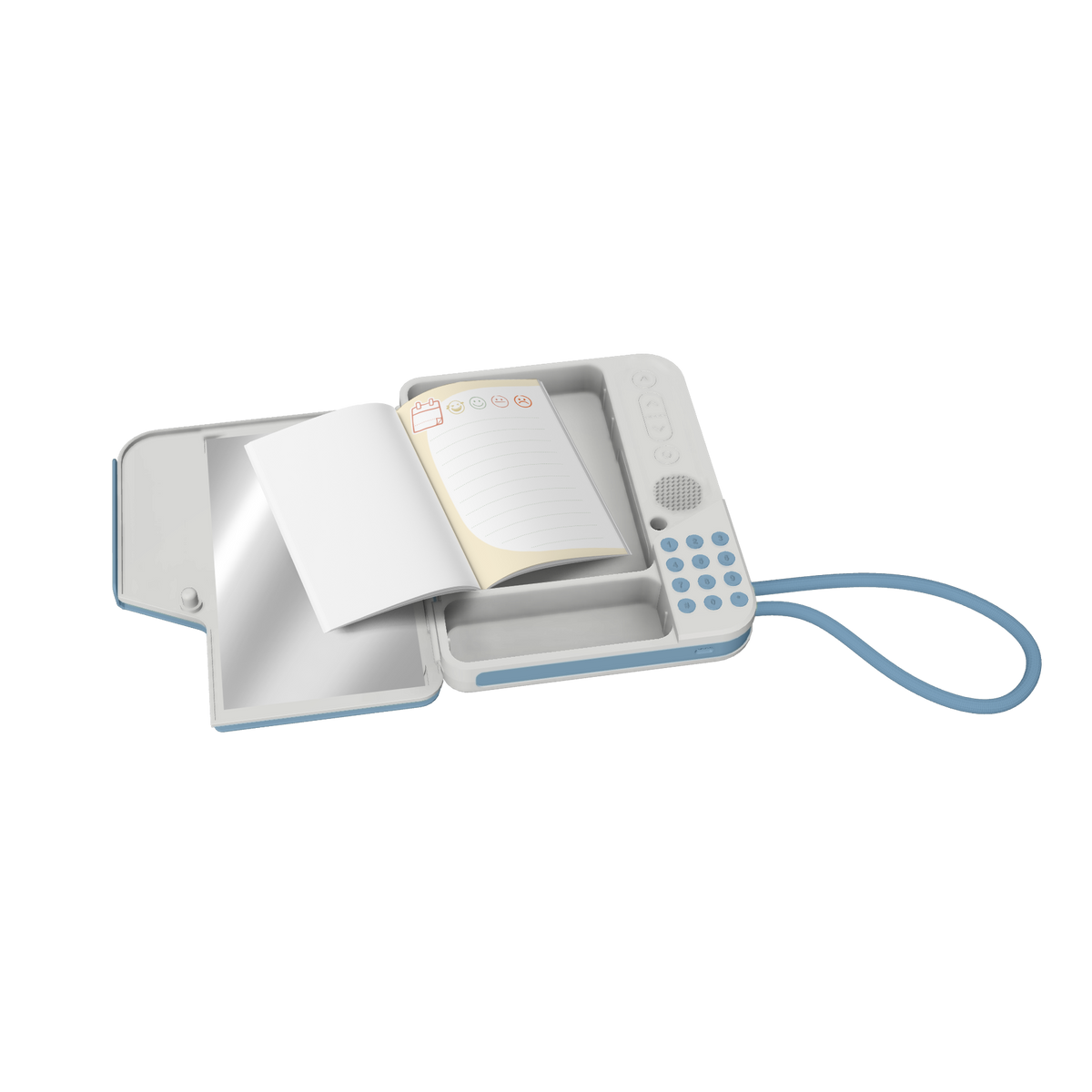 Kidywolf Kidytreasure geheim dagboek met cijfercode blauw