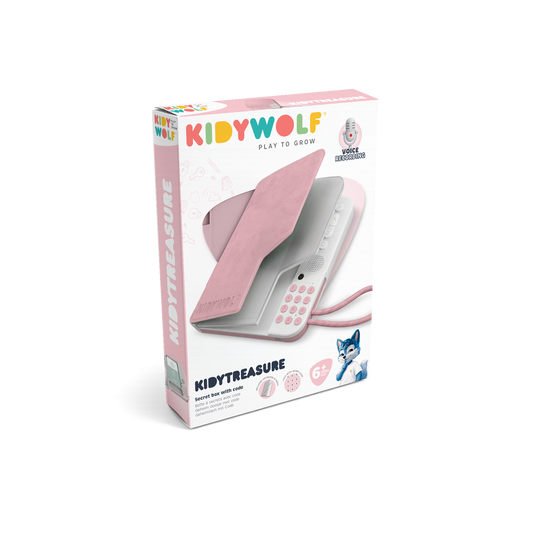 Kidywolf Kidytreasure geheim dagboek met cijfercode roze