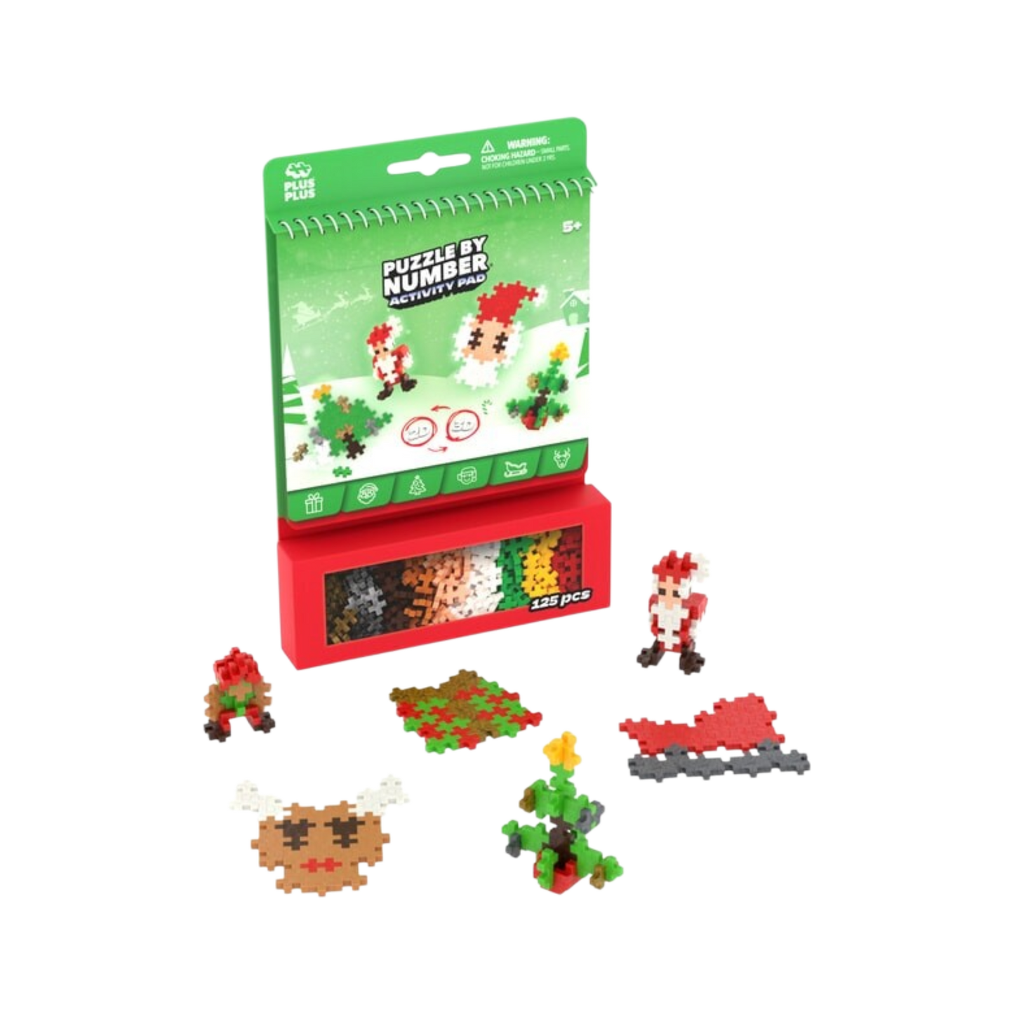 PlusPlus - Activity pad - Christmas 125st.