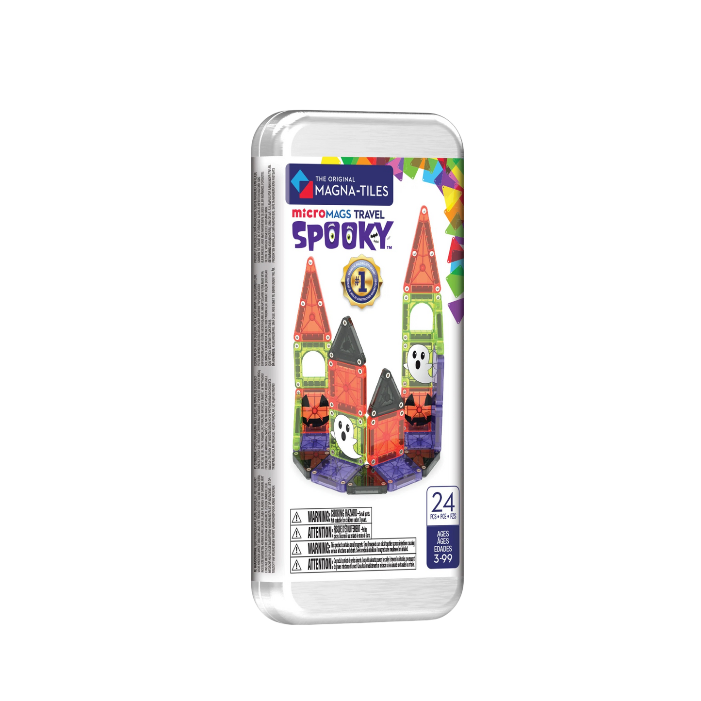 MAGNA-TILES® microMAGS Spooky 24-Piece Travel Set