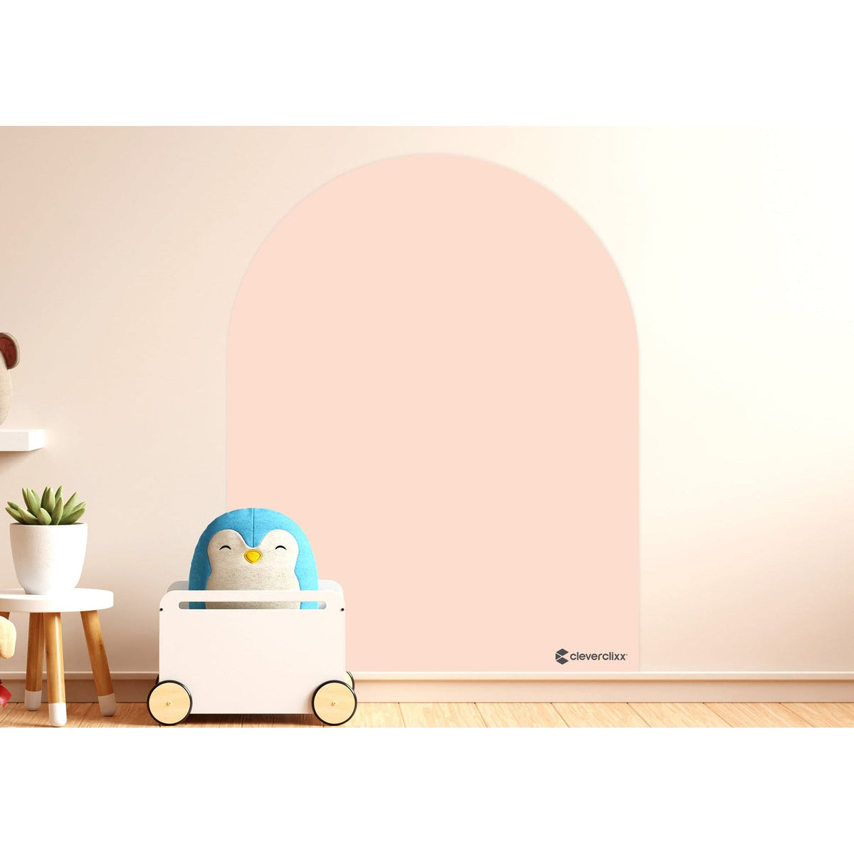Cleverclixx Magnetische Muursticker 95x75 cm | Dream Pink