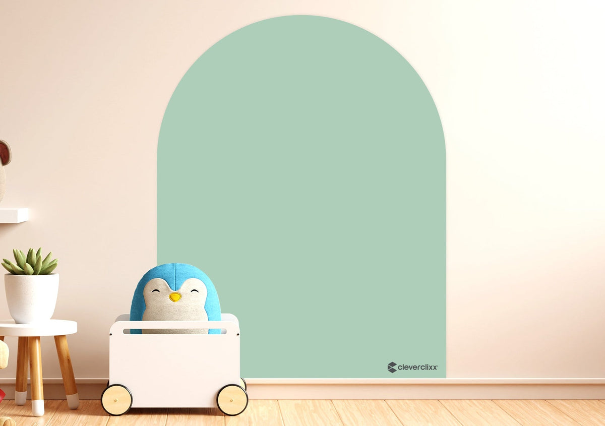Cleverclixx Magnetische Muursticker 95x75 cm | Soft Olive