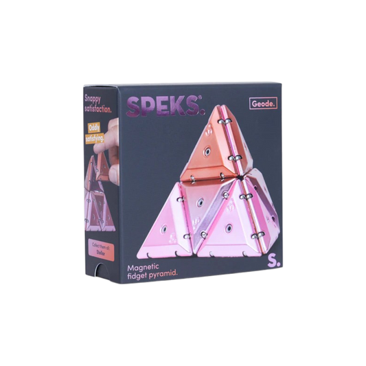 Speks | Geode Chrome Pyramid | Stellar