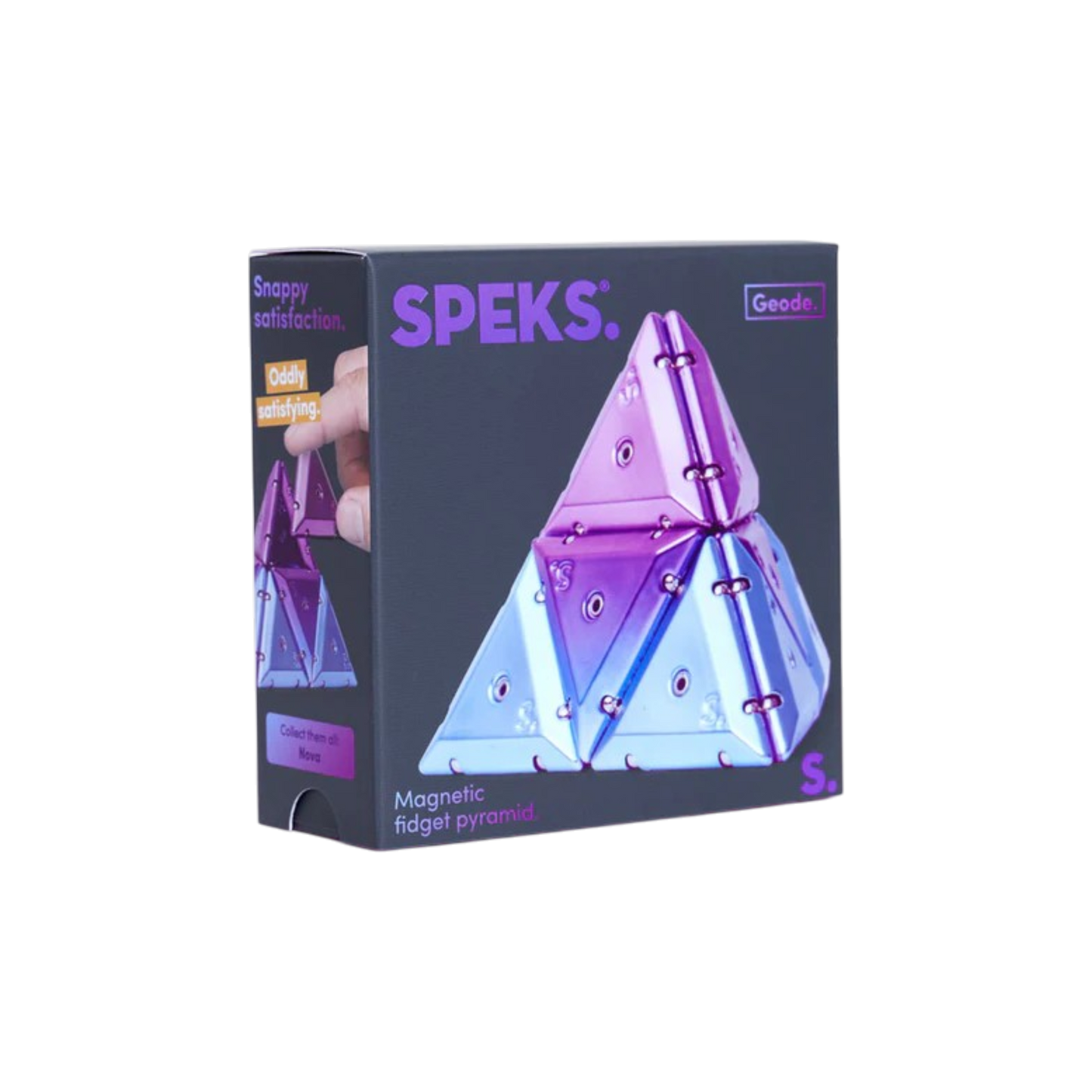Speks | Geode Chrome Pyramid | Nova