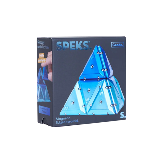 Speks | Geode Chrome Pyramid | Cosmos
