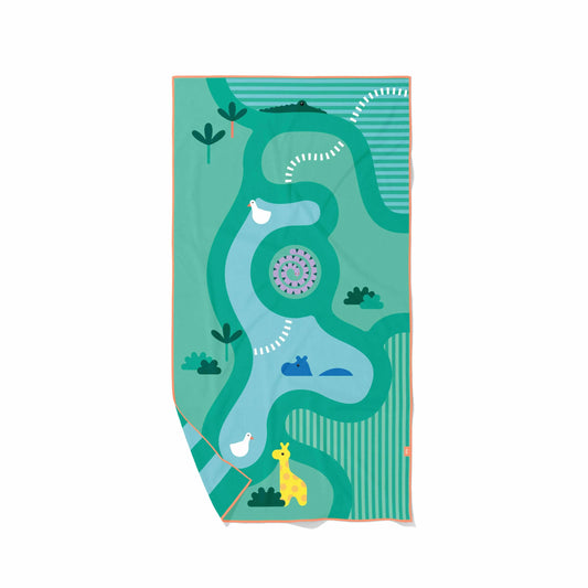 Quut - Play towel M 140 x 70 cm - Safari