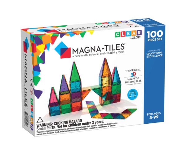 Magna Tiles Clear Colors 100 stuks