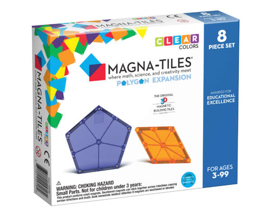 MagnaTiles Polygons uitbreidingsset 8 stuks