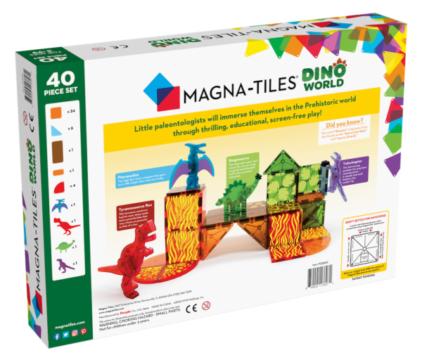 Magna Tiles Dino world 40 stuks