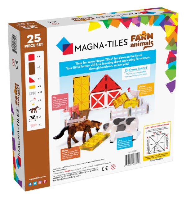 Magna Tiles Farm animals 25stuks