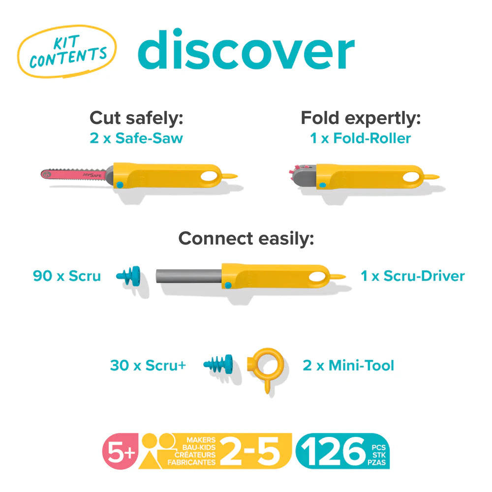 Makedo Discoverkit 126st.