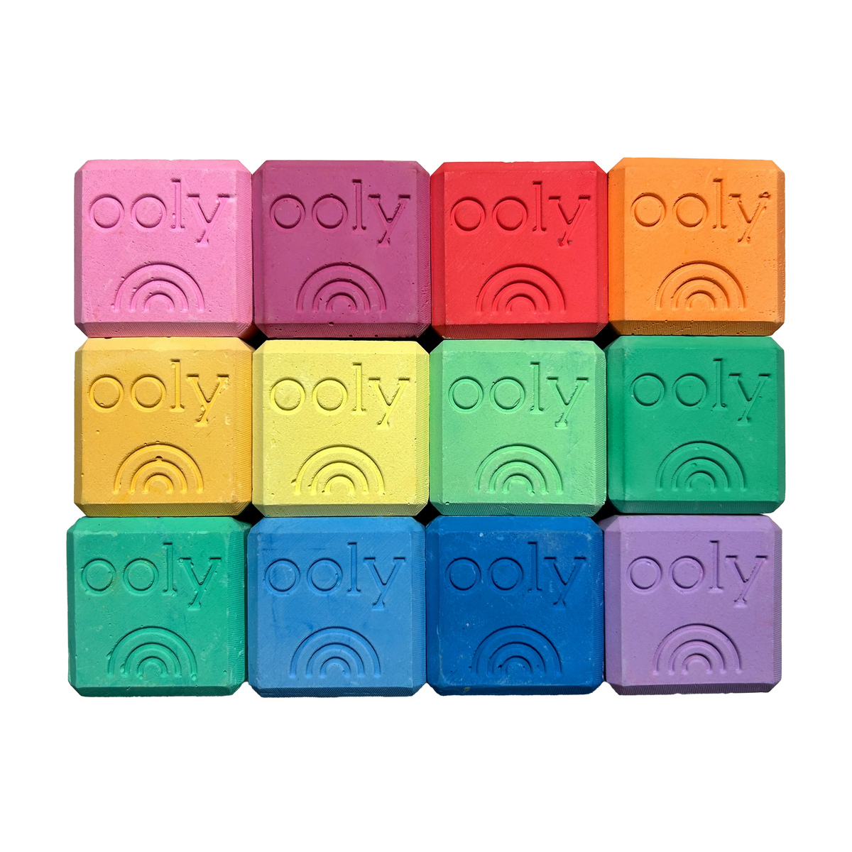 Ooly - Chalk-O-Rama - Stoepkrijt blokjes 12st.