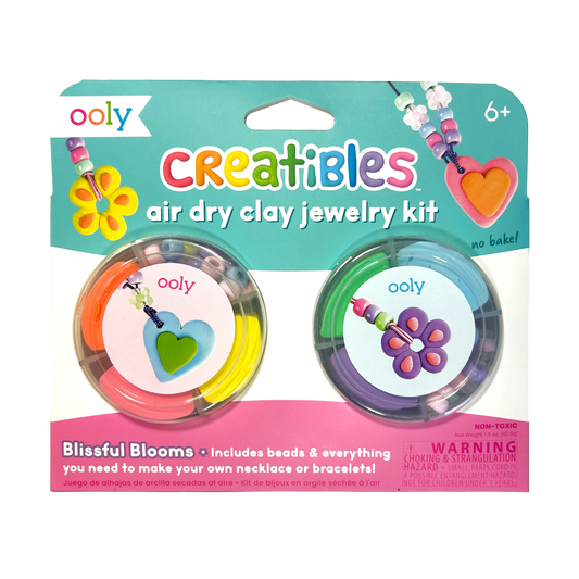Ooly - Creatibles Blissful Blooms - Juwelenset met luchtdrogende klei