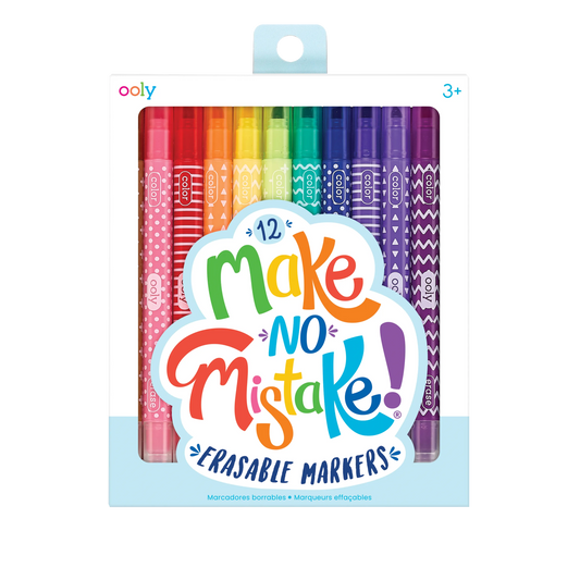 Ooly - Make No Mistake Markers - Uitwisbare stiften 12st.
