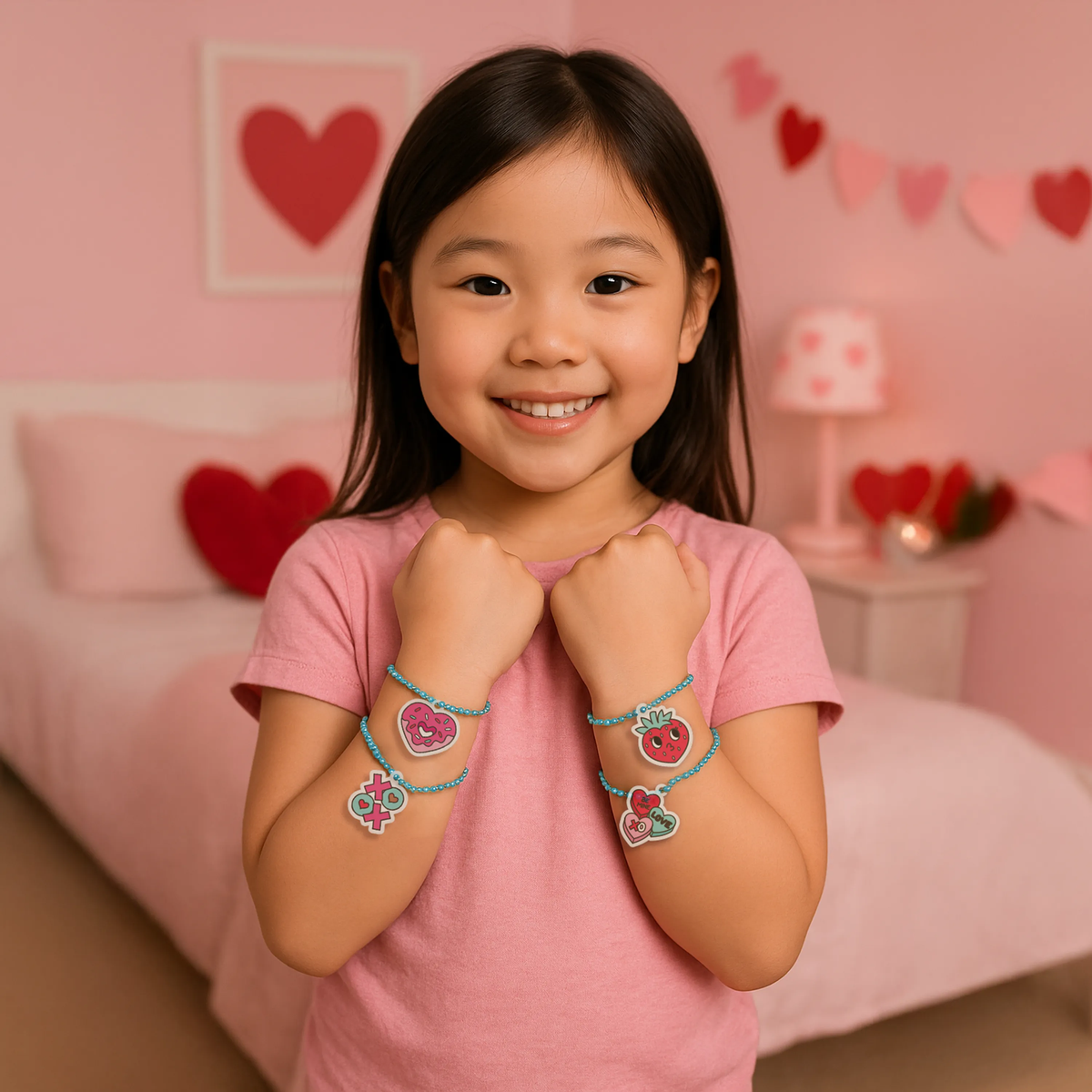 Ooly - Mini Shrink-Its Hugs & Kisses - Krimpfolie knutselset 5 bedeltjes