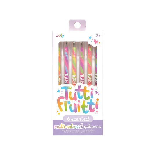Ooly - Tutti Frutti Gel Pens - Geurende glittergelpennen 6st.