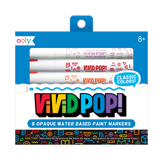 Ooly - Vivid Pop! Paint Markers Classic - Verfstiften 8st.