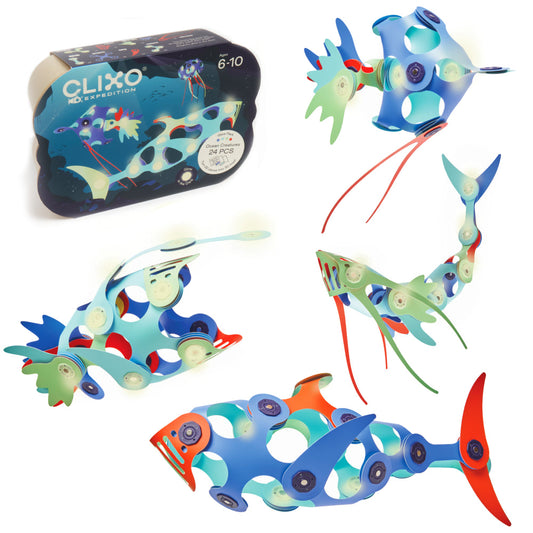 Clixo - Ocean Creatures - 24 stuks