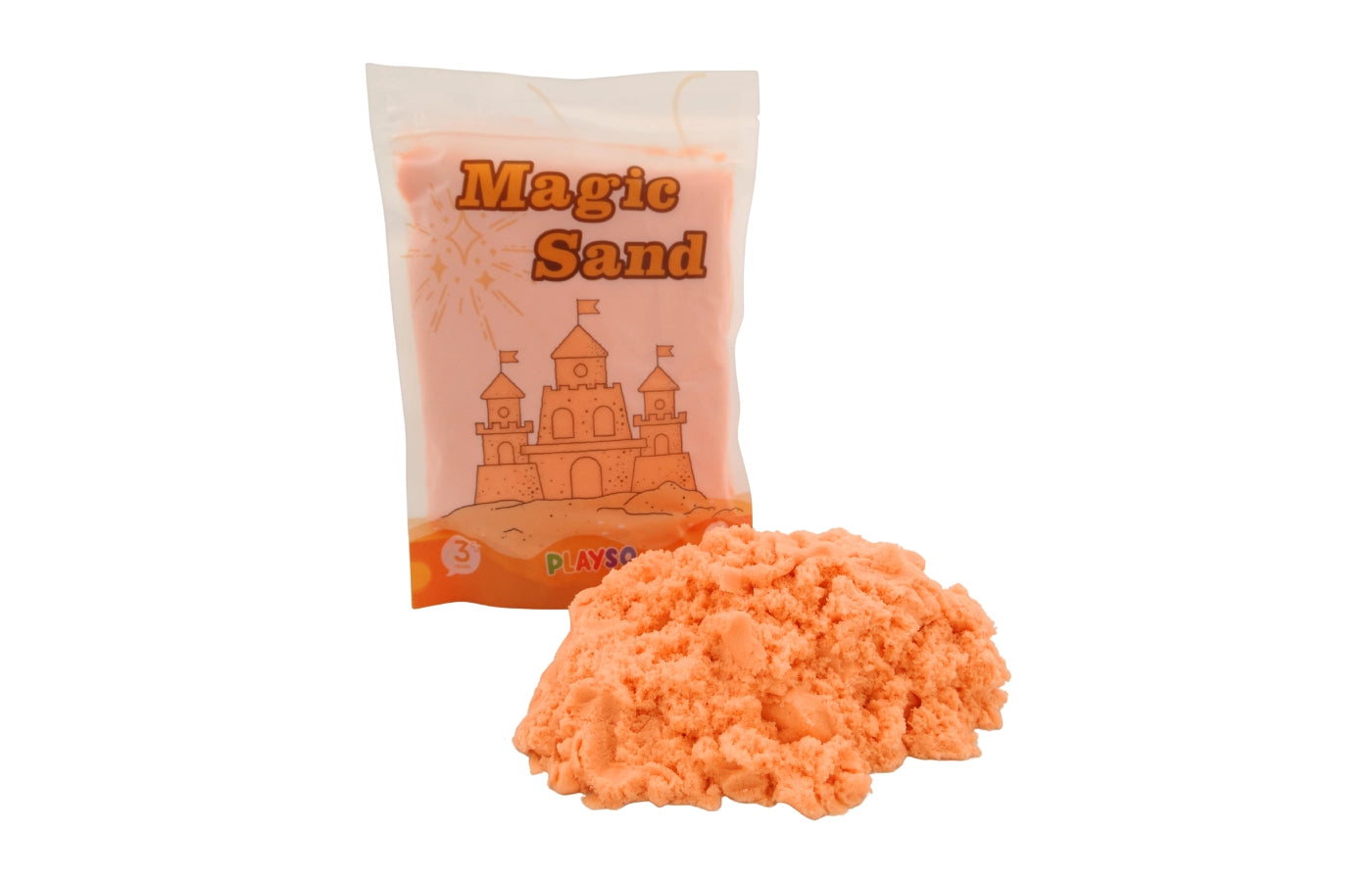 Playso Magic Sand 1kg Orange