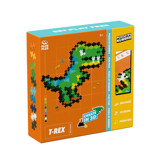 PlusPlus - Puzzle by number T-rex - 250st.