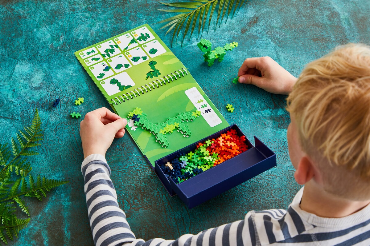 PlusPlus - Activity pad - Dinosaurus 125st.