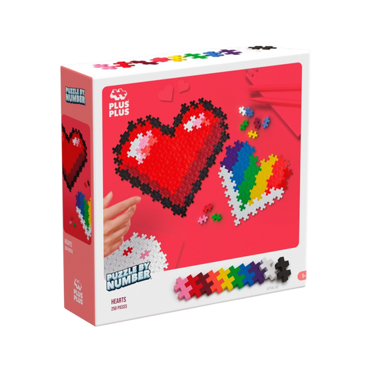 PlusPlus - Puzzle by number hart - 250st.
