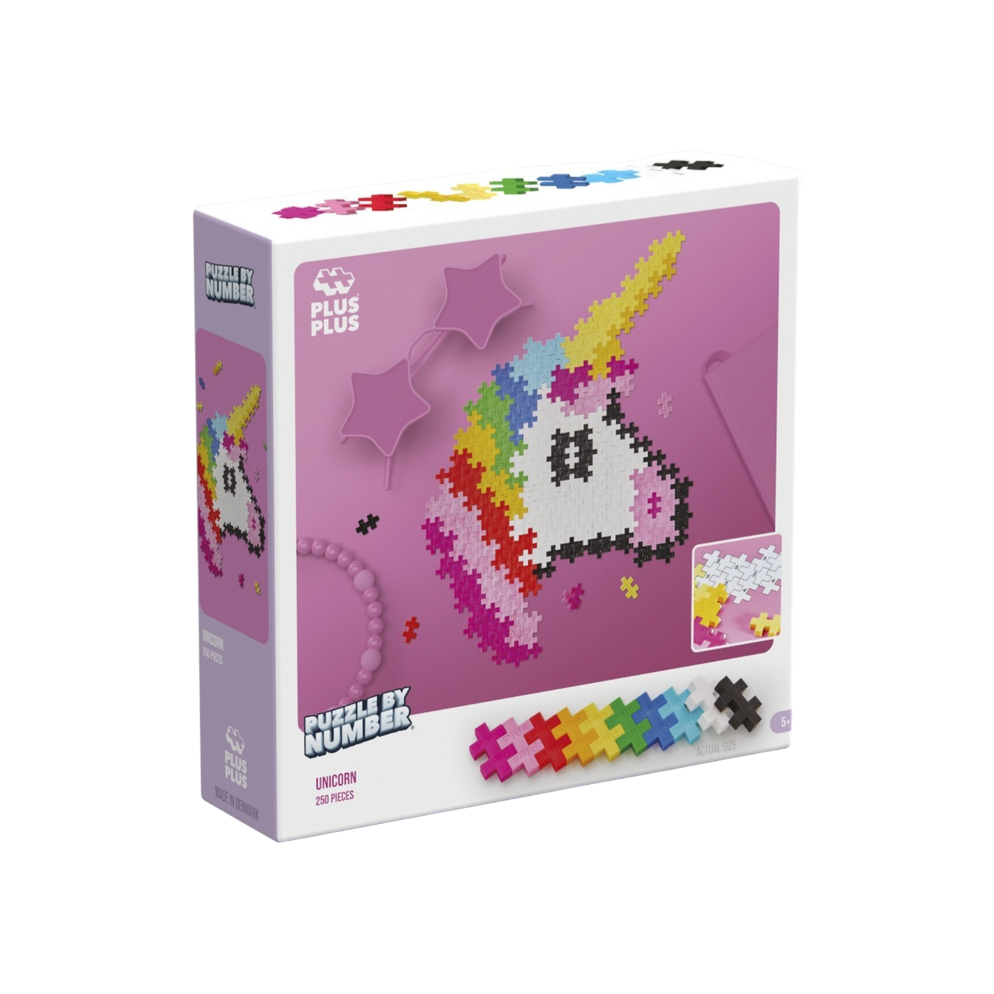 PlusPlus - Puzzle by number unicorn - 250st.