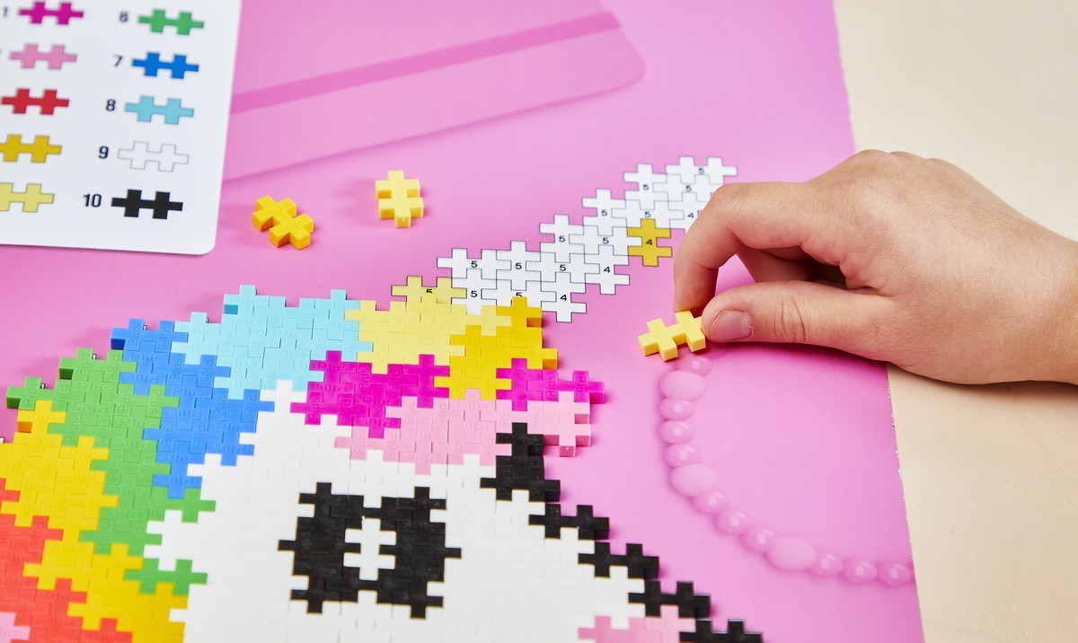 PlusPlus - Puzzle by number unicorn - 250st.